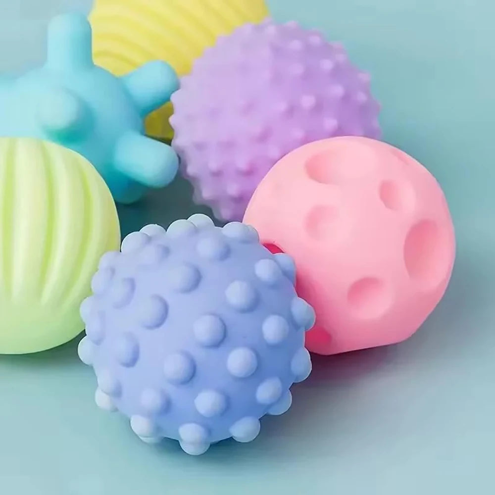 Textured Multi Ball Set Develop Tactile Senses Toy Baby