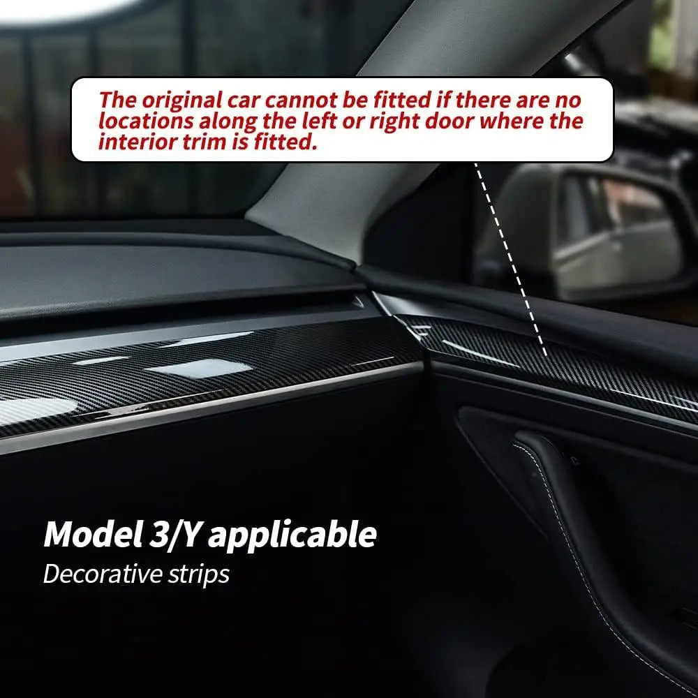 XVIP Door Side Trim Strip Dashboard Cover for Tesla
