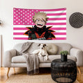 Home Decor Items Bakugo Katsuki Funny Flags Tapestry Wall Flag in Personal Design Bedrooms Room Y2k the Outdoor Decors Tapestry