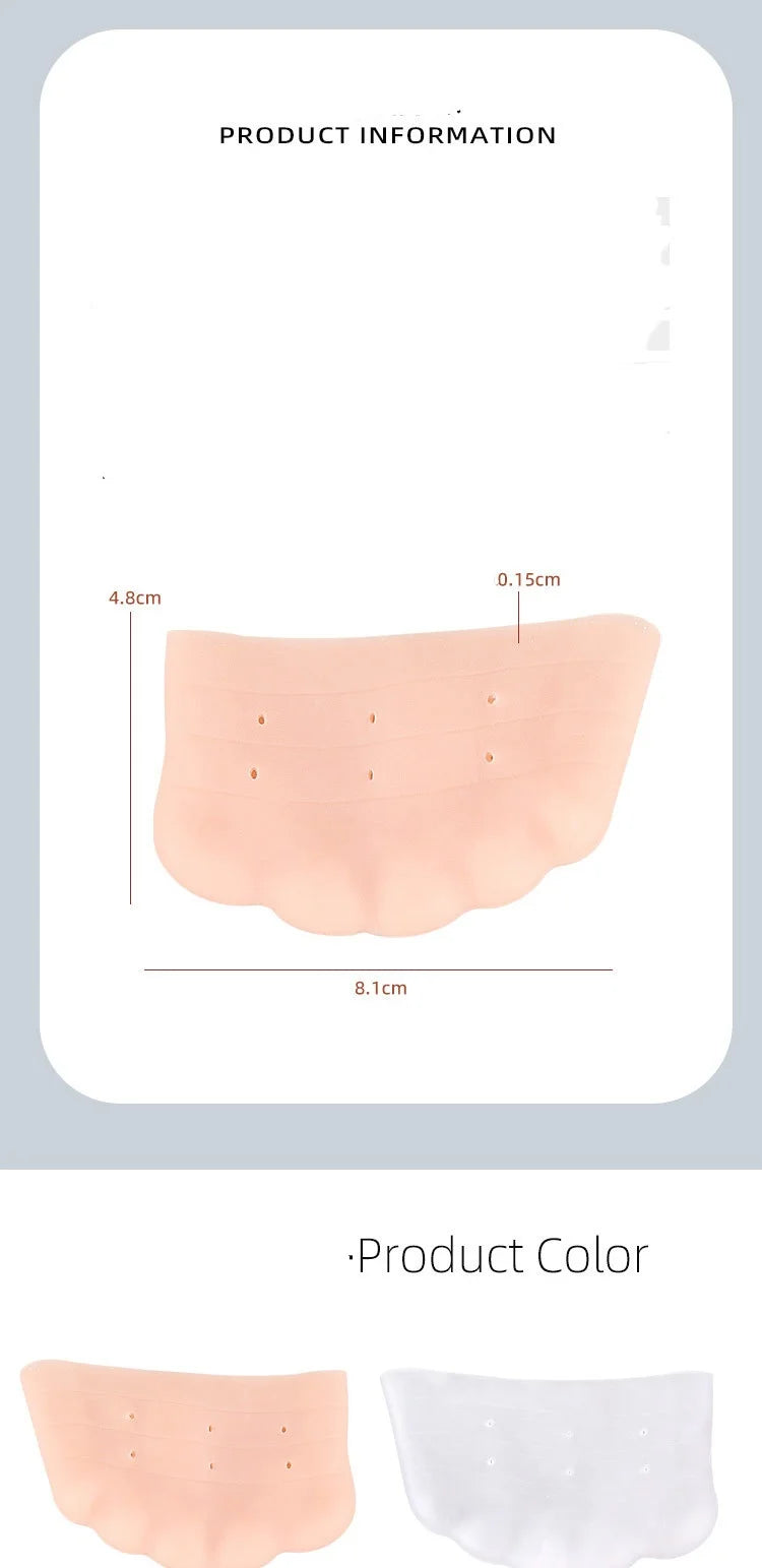 Toe toe guards, ballet shoes, toe sports anti-friction toe pads, soft high-elasticity toe forefoot half size pads