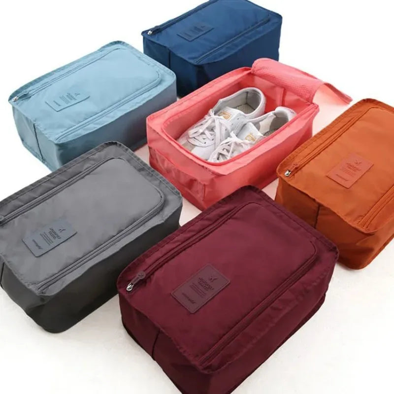 Multifunctional Portable Folding Waterproof Travel Shoes Storage Bag Pouch