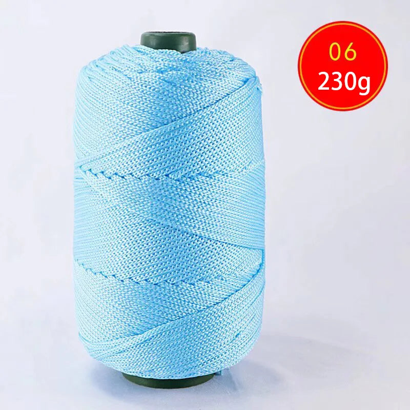 225g Lightweight Ice Silk Thread Handcrafted for Summer Cool Hats, Sun Hats, Storage Baskets, Seat Cushions, Yarn