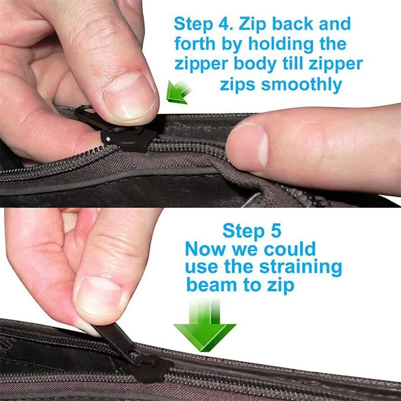 6/36pcs Fix Zip Puller Universal Instant Zippers Fix Zipper Repair Kit Replacement Zipper Pull Slider For DIY Sew Accessories