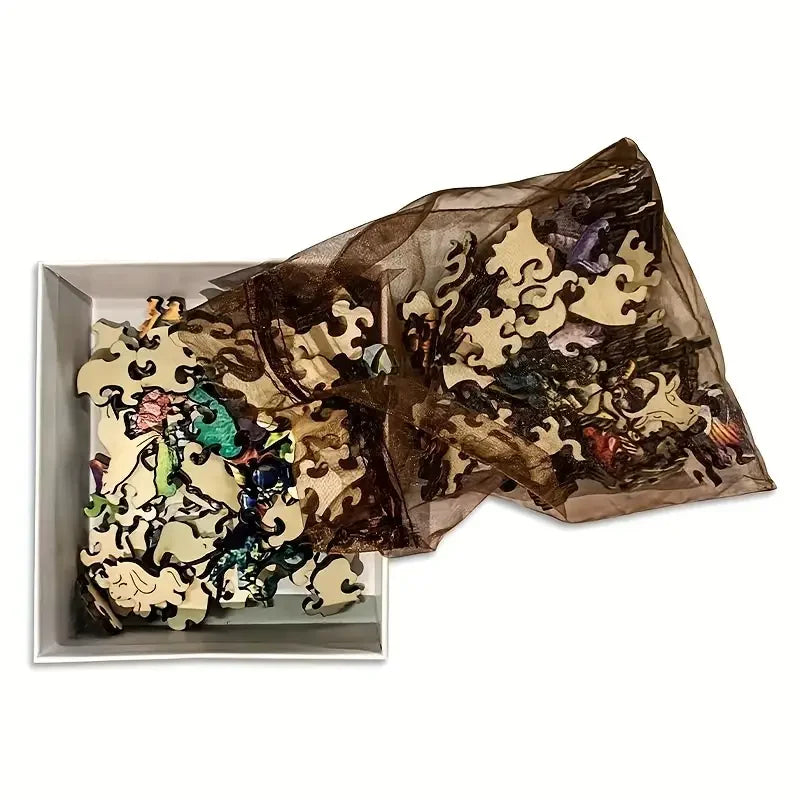 Turtle  Wooden Jigsaw Puzzles for Adults Kids,Animal Shaped Pieces Jigsaw Puzzles Toys with Package,  Christmas Gift Home Decor