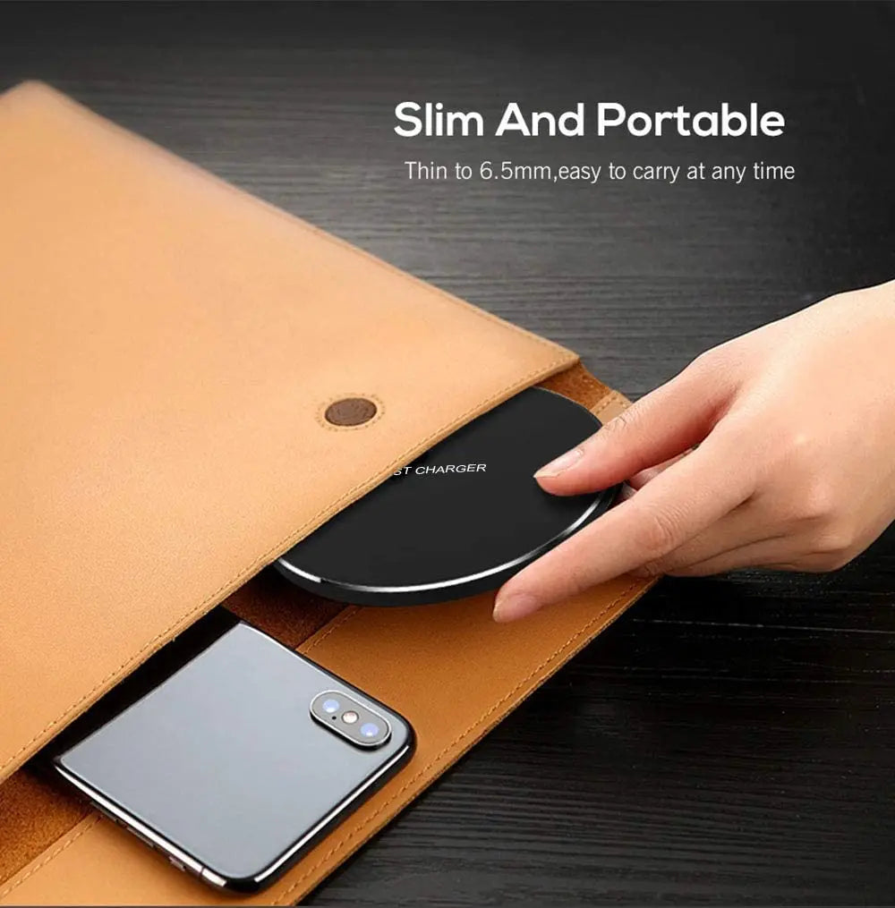 15W Type-C Wireless Charger Pad Receiver Kit For Samsung S20 S10 S9 S8 Wireless Adapter Coil For iPhone13 11 Pro 8 7 6S 6 5