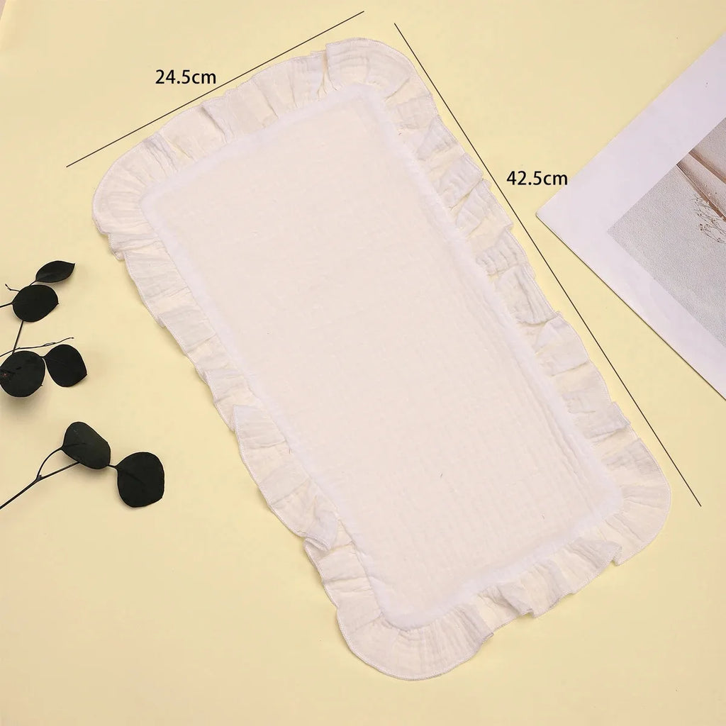 2-Pack of Unisex Baby Burp Cloth Bibs Soft Pure Cotton Super