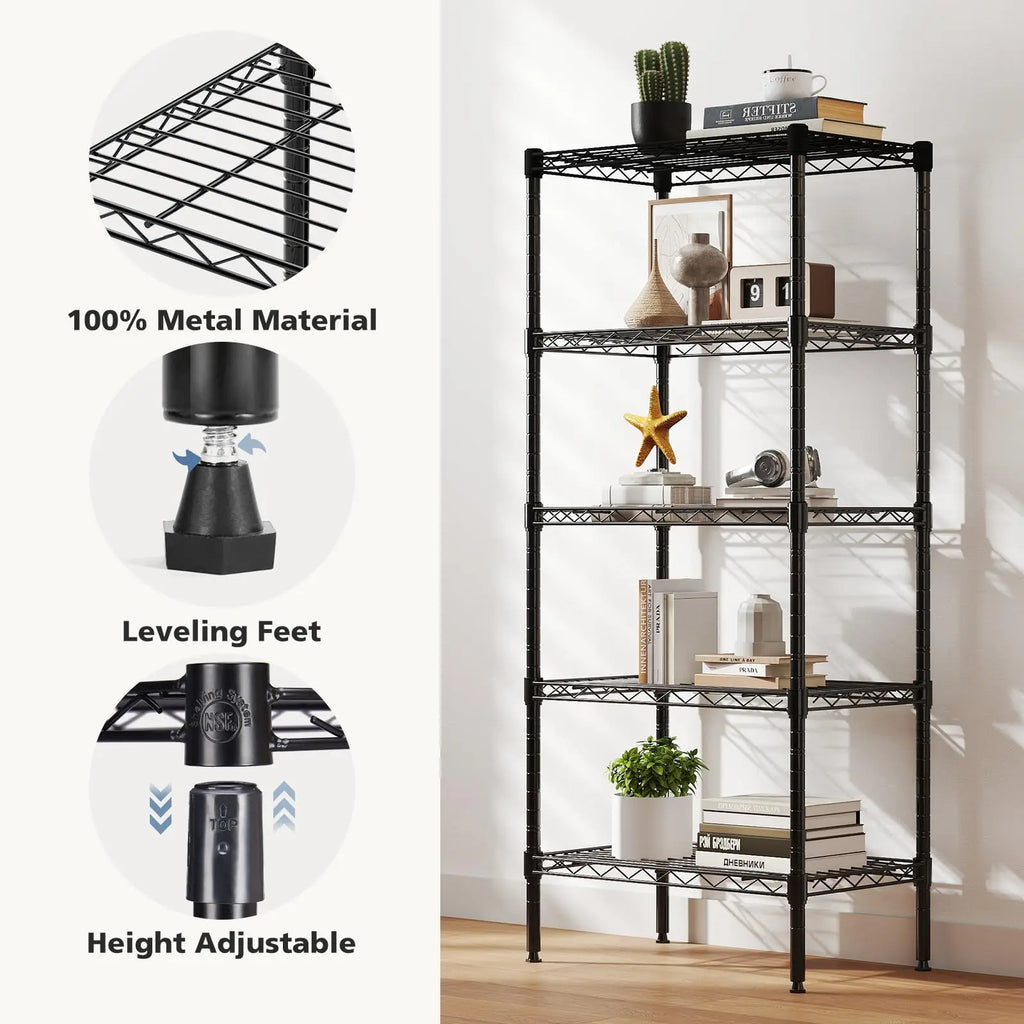 Adjustable Metal Wire Storage Shelves