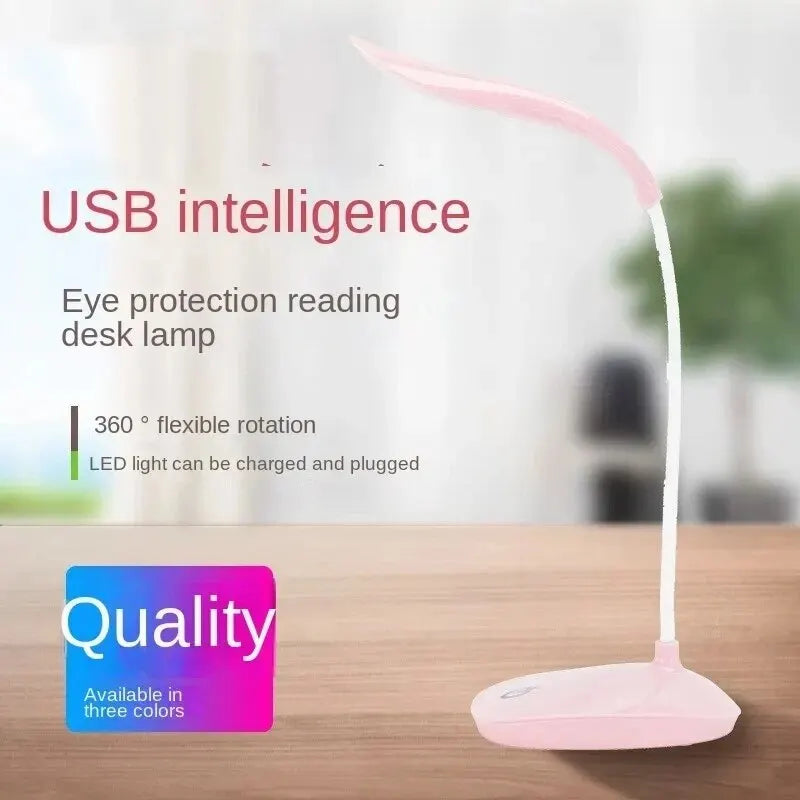 LED Desk Lamp Eye Protection Night Light Touch Dimmable Reading