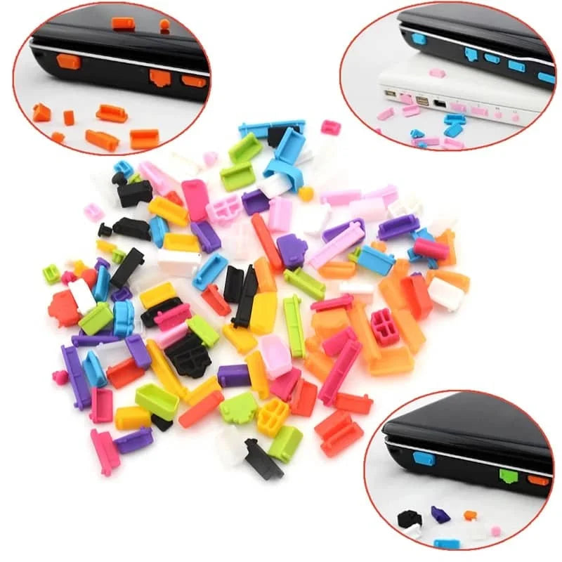 /set Universal Anti Dustproof Notebook Port Plug Silicone