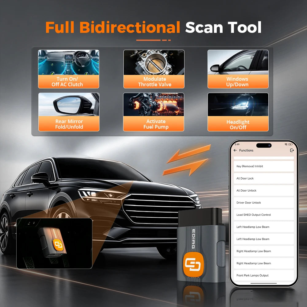 Ediag C1 Pro Ai-assisted Automotive Diagnostic Tool OBD2 Scanner