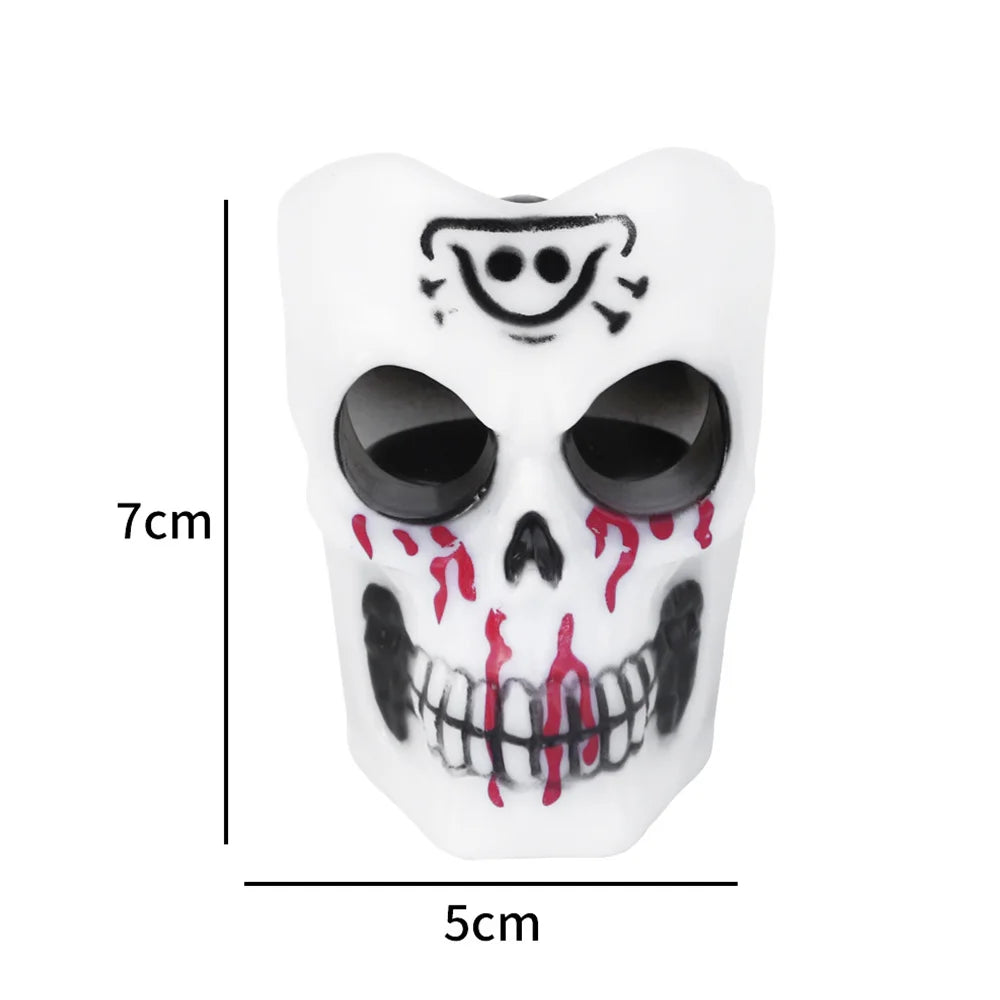 Halloween Decorations Fireplace Ghost Horror Skeleton LED Candle Light Mexican Day Ornaments Spooky Skull Halloween Gifts