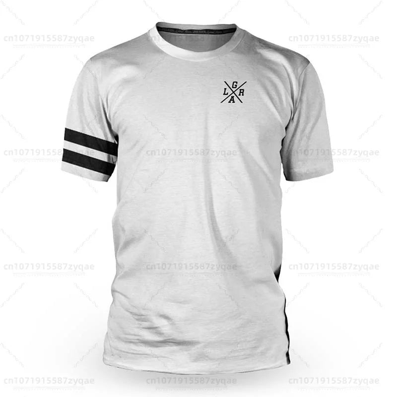 Men's Loose Rider Short Sleeve Jersey BMX MTB Mountain Bike Shirt Cross Country DH Motorcycle Sweatshirt Motochross Jersey