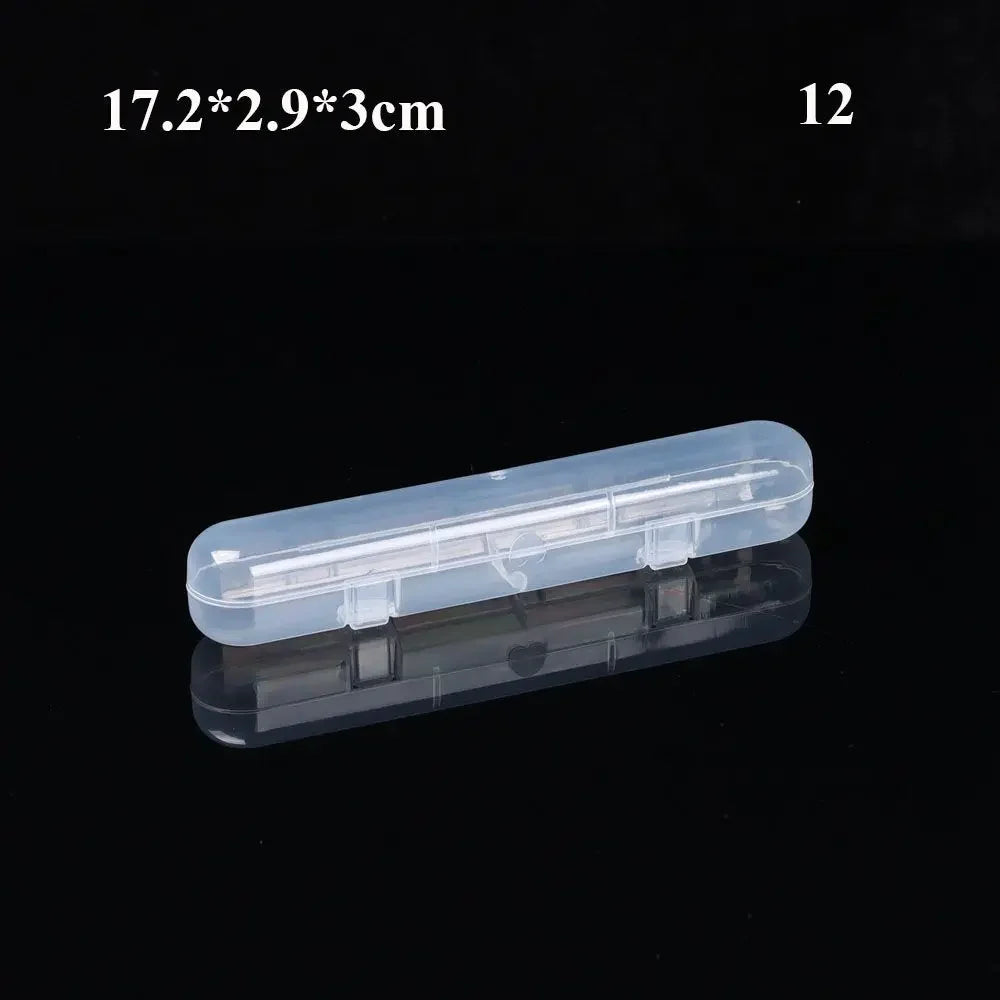 1pc Small Plastic Home Items Sundries Organizer Case Transparent Storage Box Jewelry Beads Container Fishing Tools Storage Box