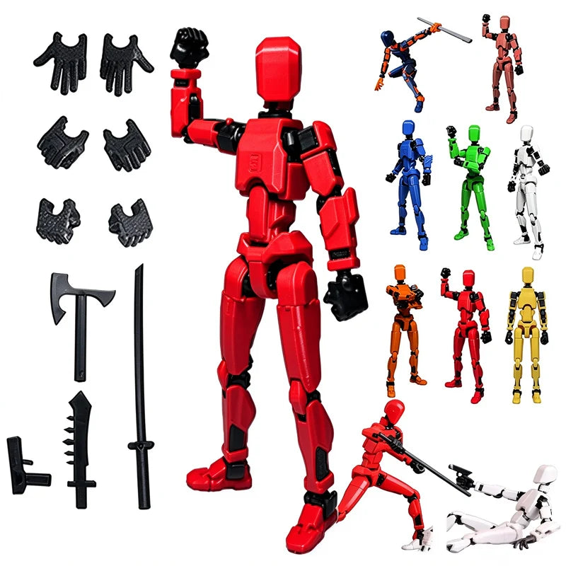 Dummy 13 Multi Jointed Movable Robot 3D Printed Mannequin