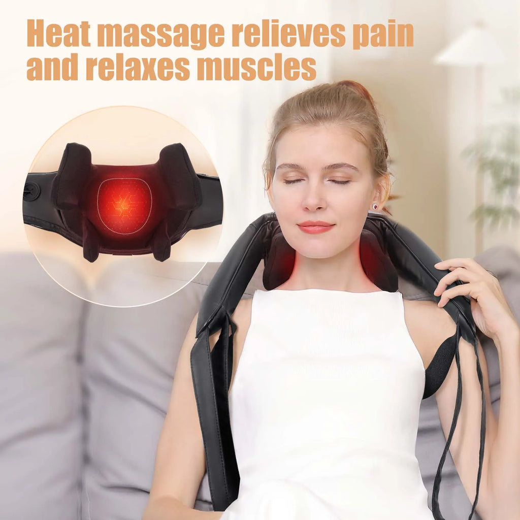 Masgre Shiatsu Back Neck Massager Cordless Shoulder Massager