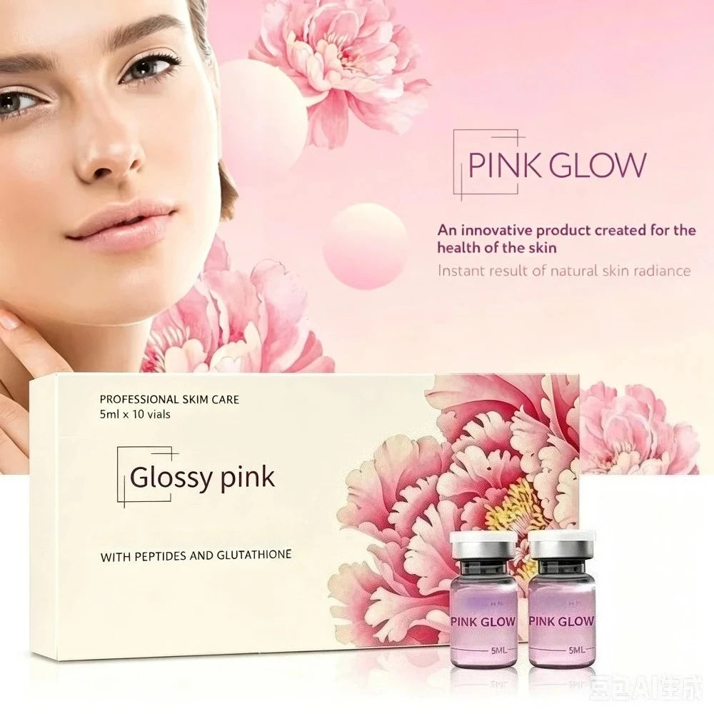 Rose Pink PDRN Facial Ampoule With HA And Peptide