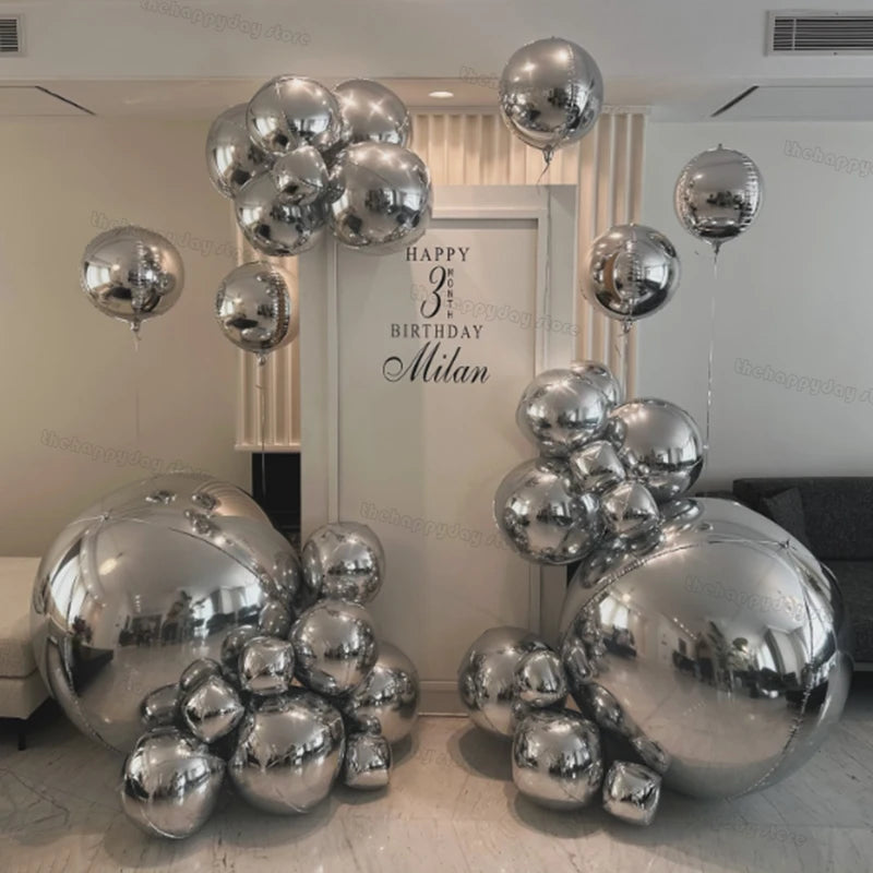 10/5/1Pc Brown Beige Cream 18inch Heart Balloons Cream Number Balloons 1 2 3 4 5 6 Birthday Number Foil Balloon Helium Air Globo