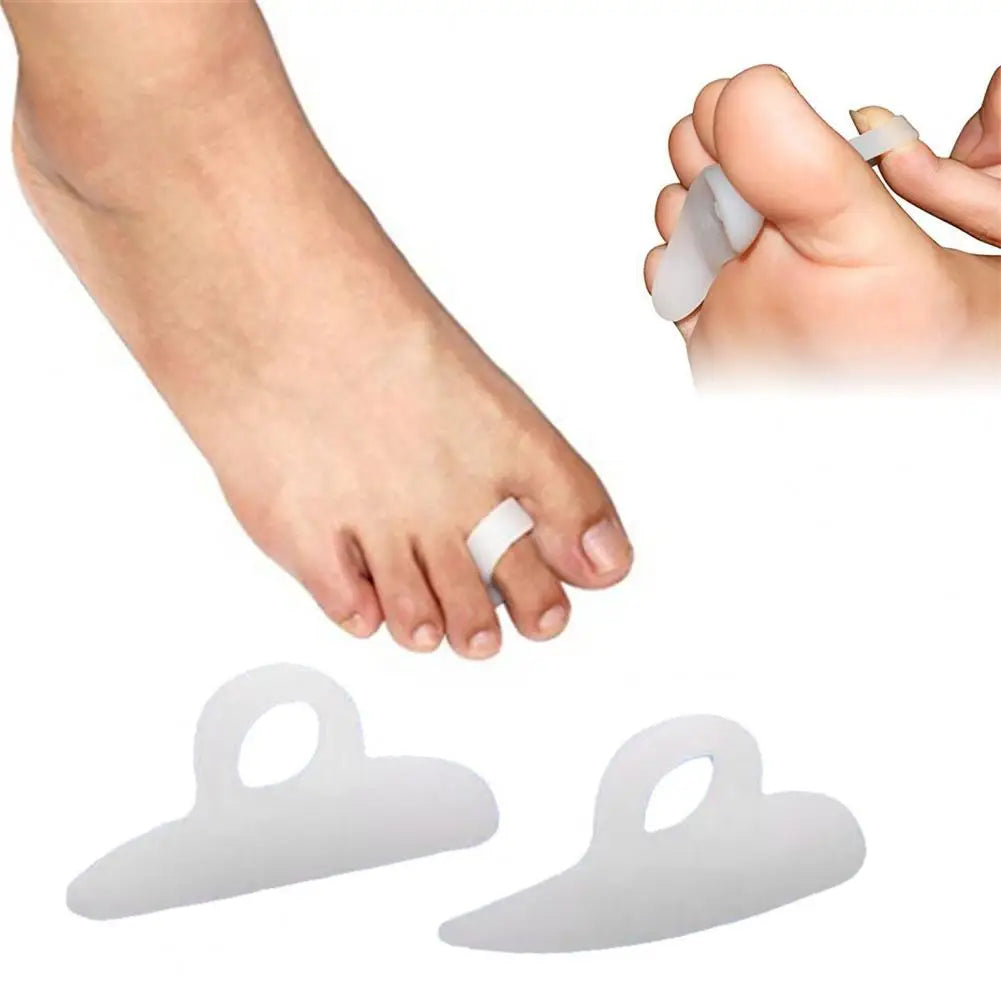 Toe Corrector Single Hole Claw Fix Firmly Silicone Thumb Finger Correction Straightener Foot Care Toe Yoga