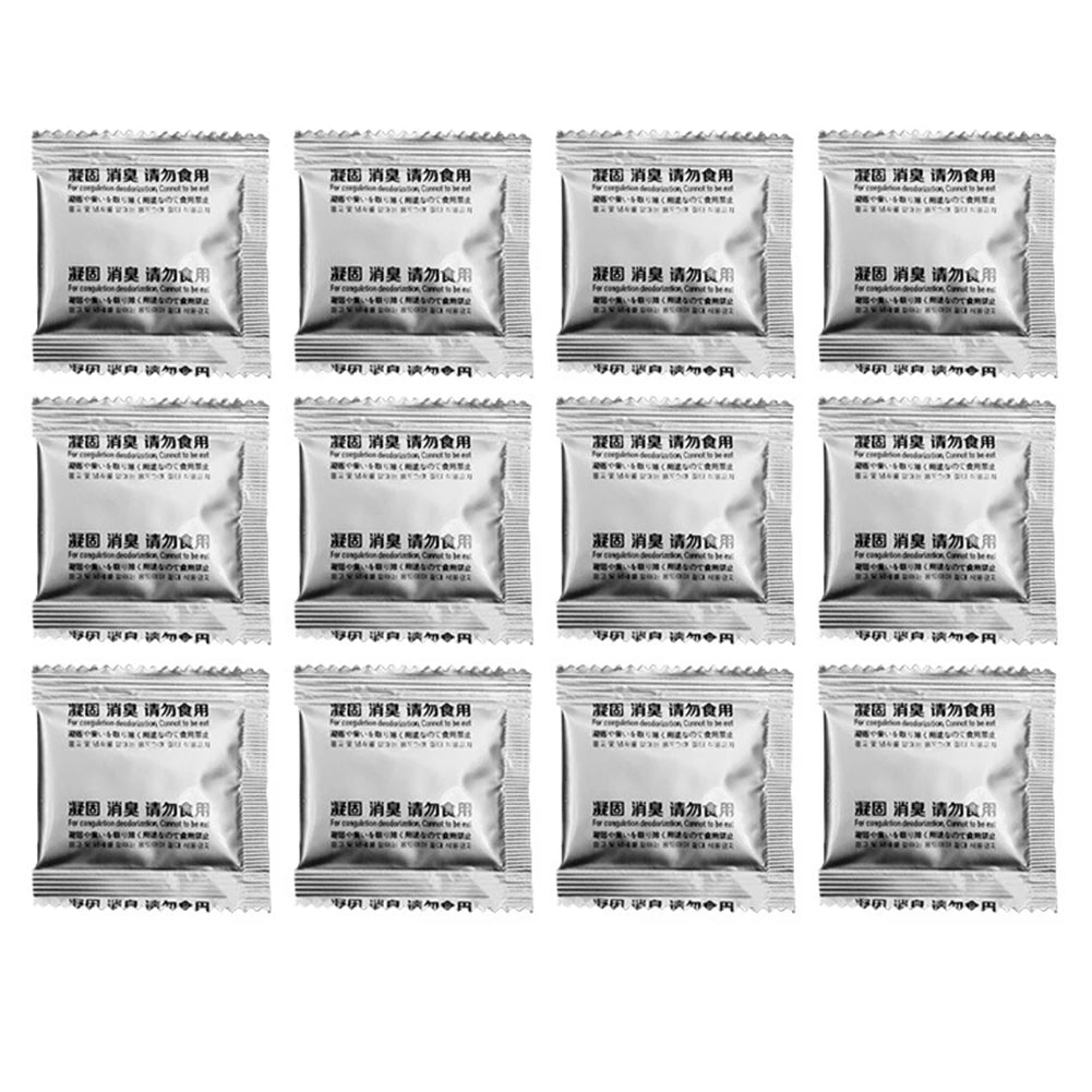 12Pcs Camping Toilet Chemicals Liquid Waste Gelling Deodorizing Powder Emergency Toilet Waste Treatment Portable Toilet Powder