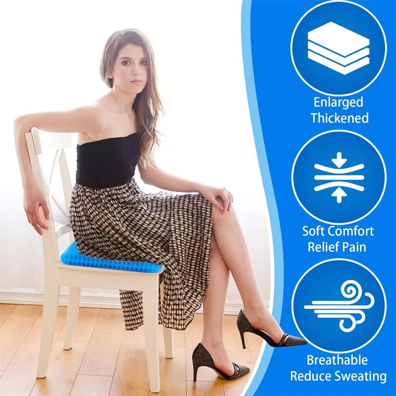 Honeycomb Cooling Gel Seat Cushion
