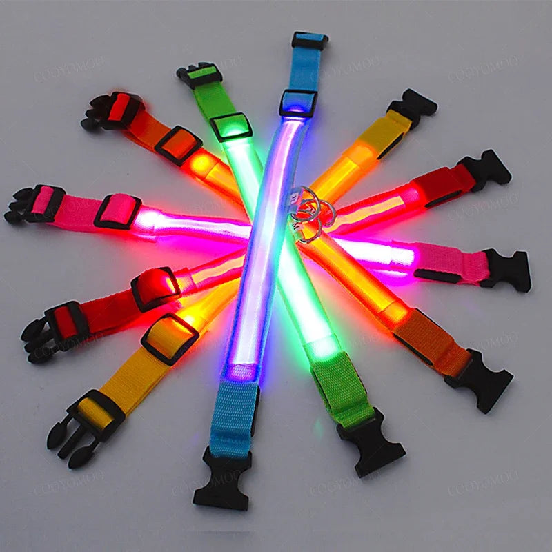 3 Modes Dog Luminous Charge Collar Led Usb Cat