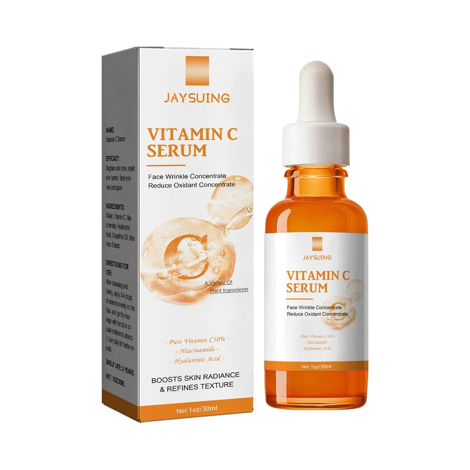 Jayswing Vitamin C B3 Essence Face Retinol Serum Deep Hydration Moisturizer Reduce Fine Lines Whitening Essence Skin Care