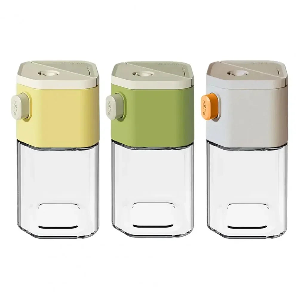 2026 New Kitchen Quantitative Salt Bottle Spice Can Pepper Chili Powder Jar Glass Seasoning Tank Sealed Moisture-proof Gadgets
