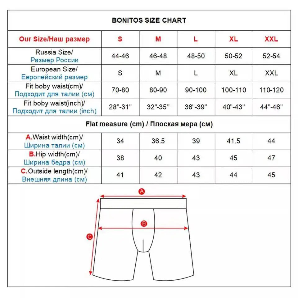 Long Boxers for Men Underwear Plus Size Men's Panties
