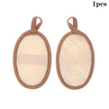Natural Loofah Body Scrubber Bath Exfoliating Sponge Soft Shower Brush Cleaner Pad Exfoliator Shower Puff Body Skin Care Tool