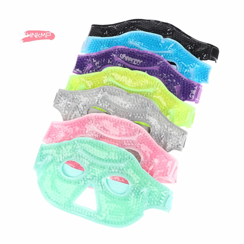 Reusable Cooling Eye Mask with Gel Beads - Cold Eye Compress for Puffy Eyes Stress Relief Dry Eye Relief SPA Skin Care Tool