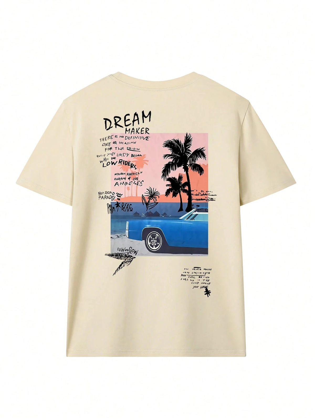 Set of 4 Men's Casual Summer Beach Style Short-Sleeve