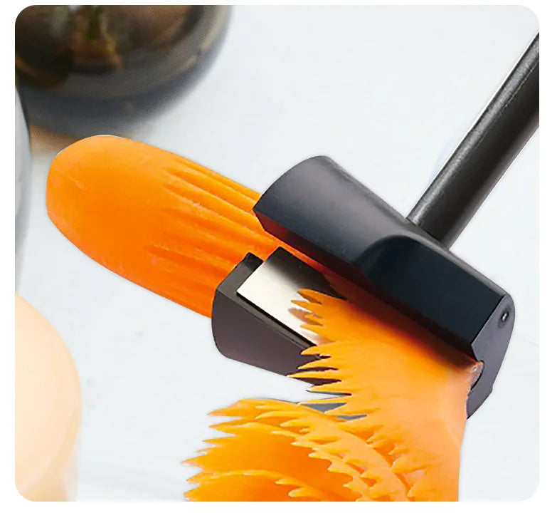 Manual spiral slicer Vegetable slicer Spiral peeler Fruits Peeler Kitchen Roll Flower Decorative Tool