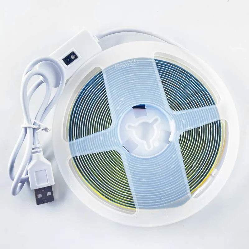 5V USB LED Strip Light COB Hand Sweep Sensor LED Lights COB Strip