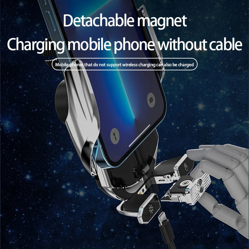 Car wireless charger Magnetic Cell Phone Holder Mobile Phone Stand in Car GPS Support 360° Rotatable Mount For iPhone Xiaomi