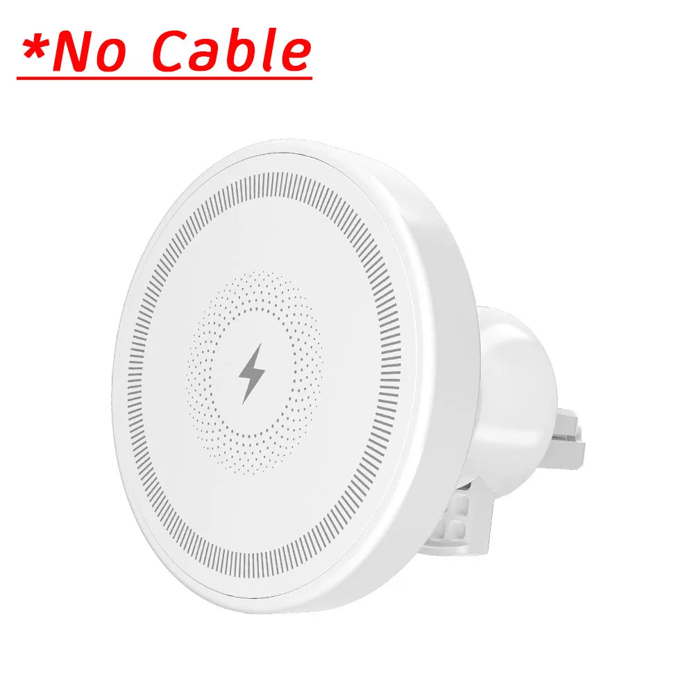 Car Magnetic Wireless Charger Air Vent Phone Holder Stand For Magsafe iPhone 17 16 15 14 13 12 Pro Max Air Outlet Fast Charging