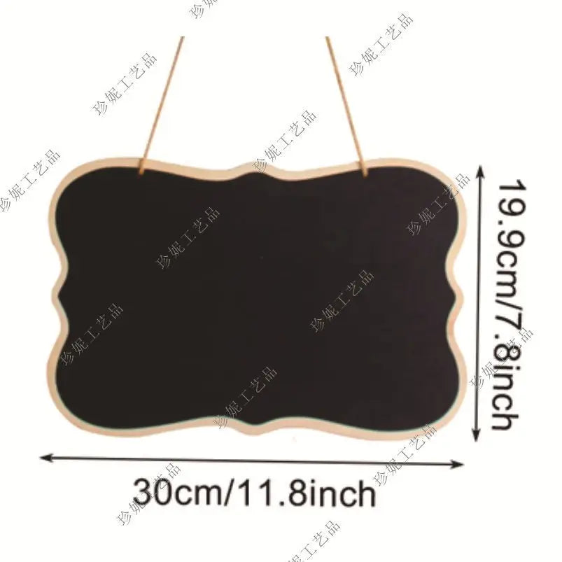 Rustic Wedding Wooden Blackboard Mr Mrs Bridal Shower Decoration Photobooth Birthday Party DIY Home Decor Sign Message Board