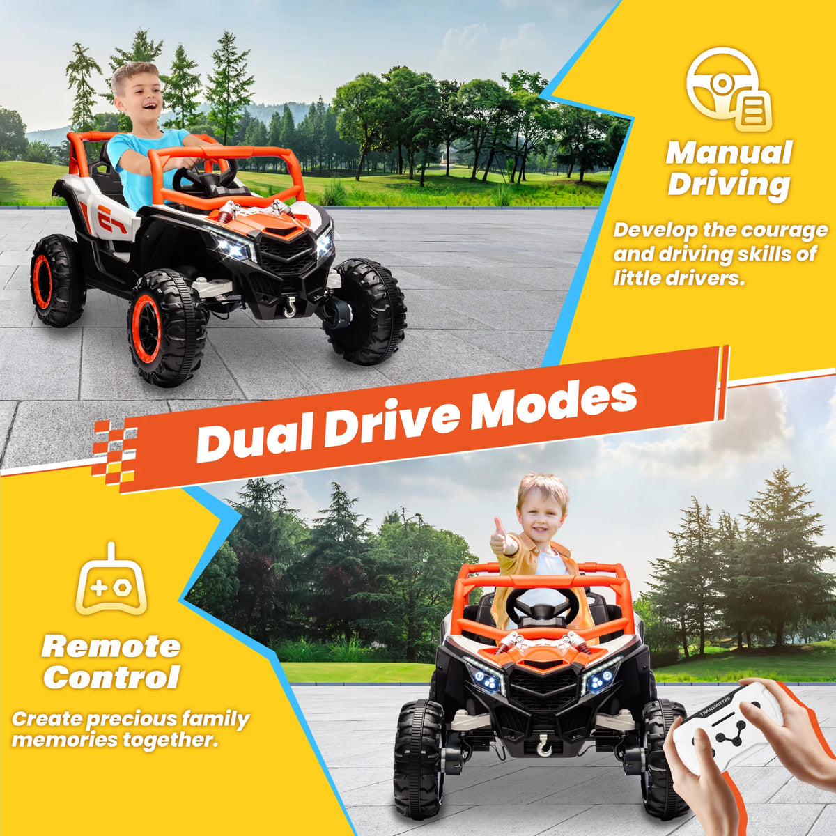 Joyracer 24 Volt Ride on Toys with Remote