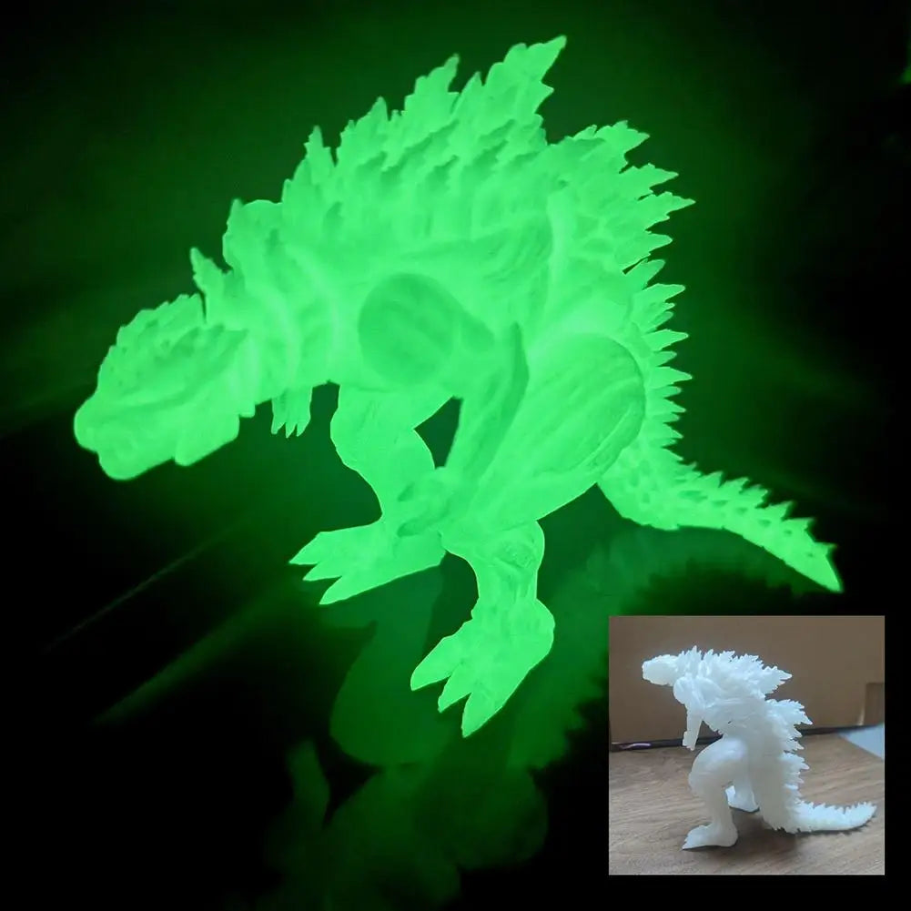 3D Printed Dragon Ornament Desktop Ornament 3D Big Mouth
