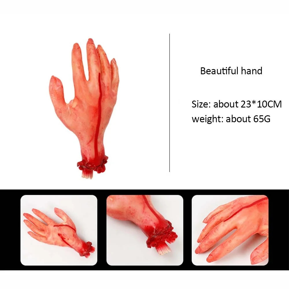 Bloody Fake Body Parts Halloween Props