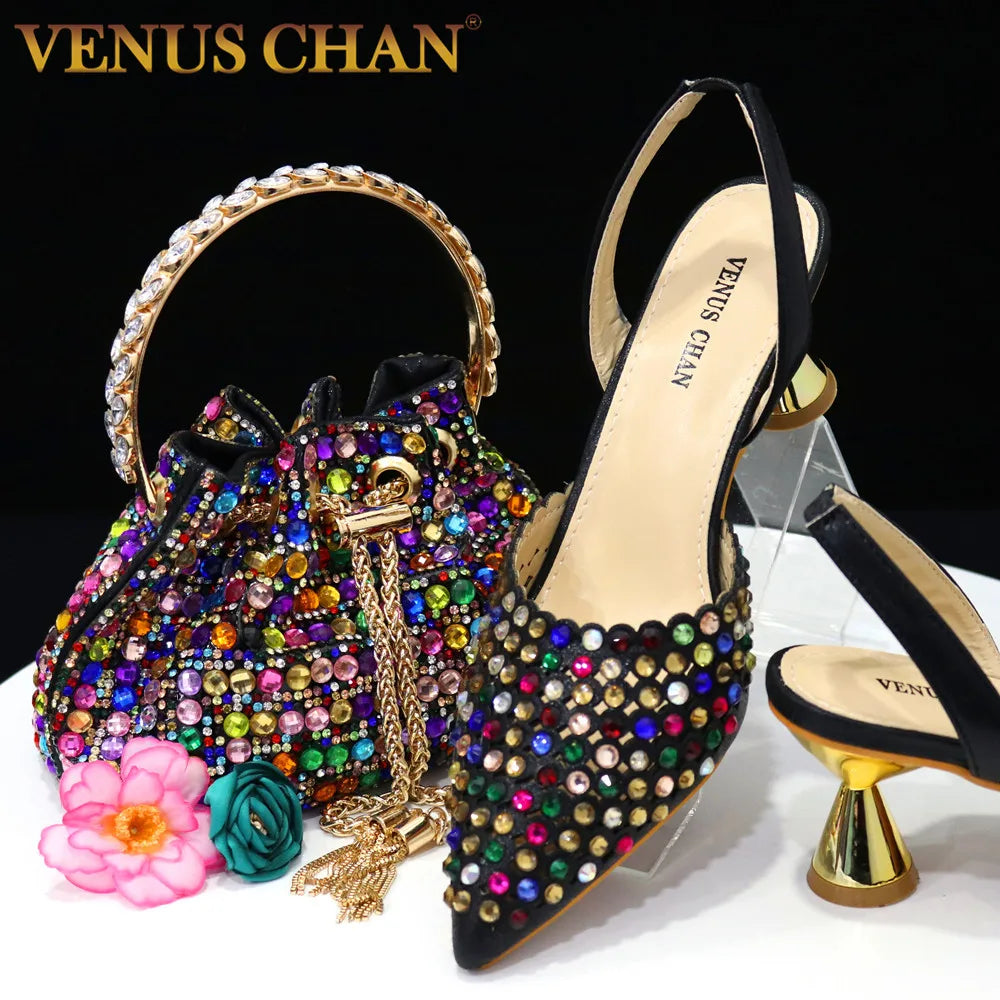Venus Chan New INS High-Heeled Pointed Toe Wedding Shoes