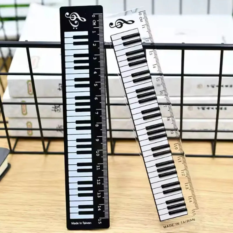 1/3pcs Creative Music Ruler 15cm