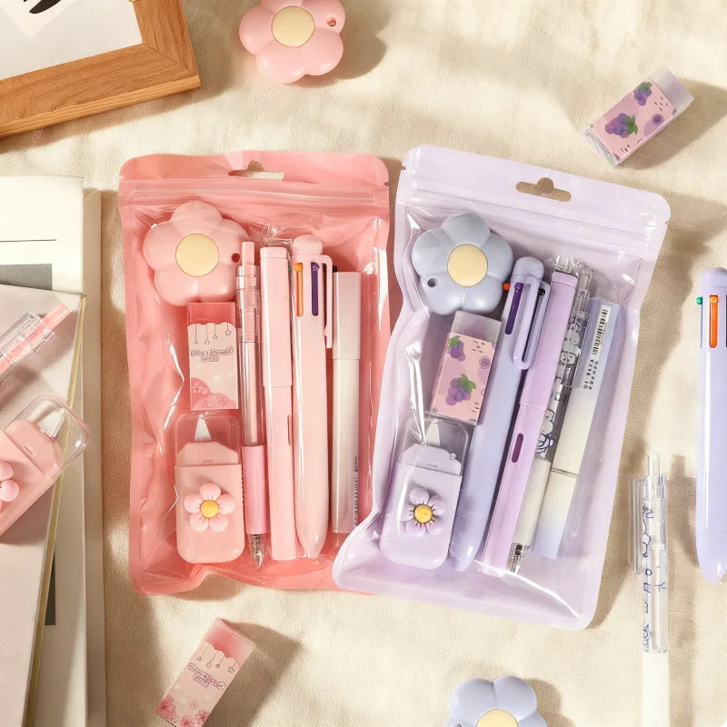7-Pcs Stationery Set High-Quality Student Graduation Gift Neutral