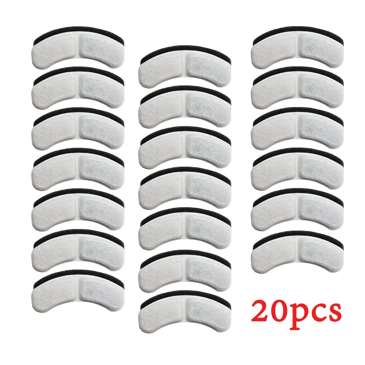 CT2028 Activated Carbon Filter , Cat Water Fountain Replacement Filters For Pet Cat Dog Automatic Drinking Fountain Accessories