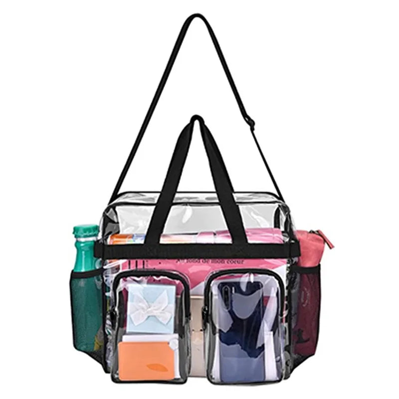 Men's Women's Cosmetic Bag Transparent Waterproof Large-Capacity Lipstick Toiletries Skin Care Products Organizer Makeup Bag