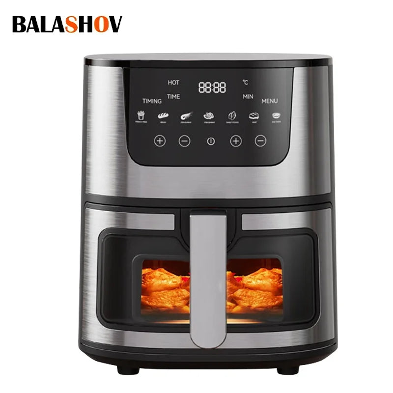 1250W Oil Free Air Fryer Oven LED Touch Panel