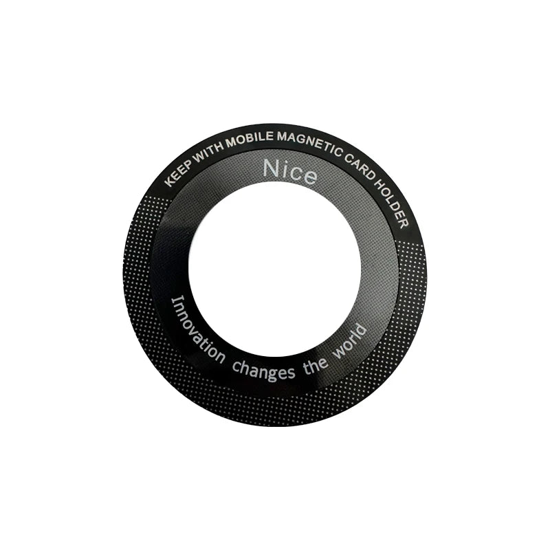 Heat Sink Magnetic Ring Phone Holder Accessory Magnetic Attraction Plate For iPhone Samsung Xiaomi For Wireless Charging Base