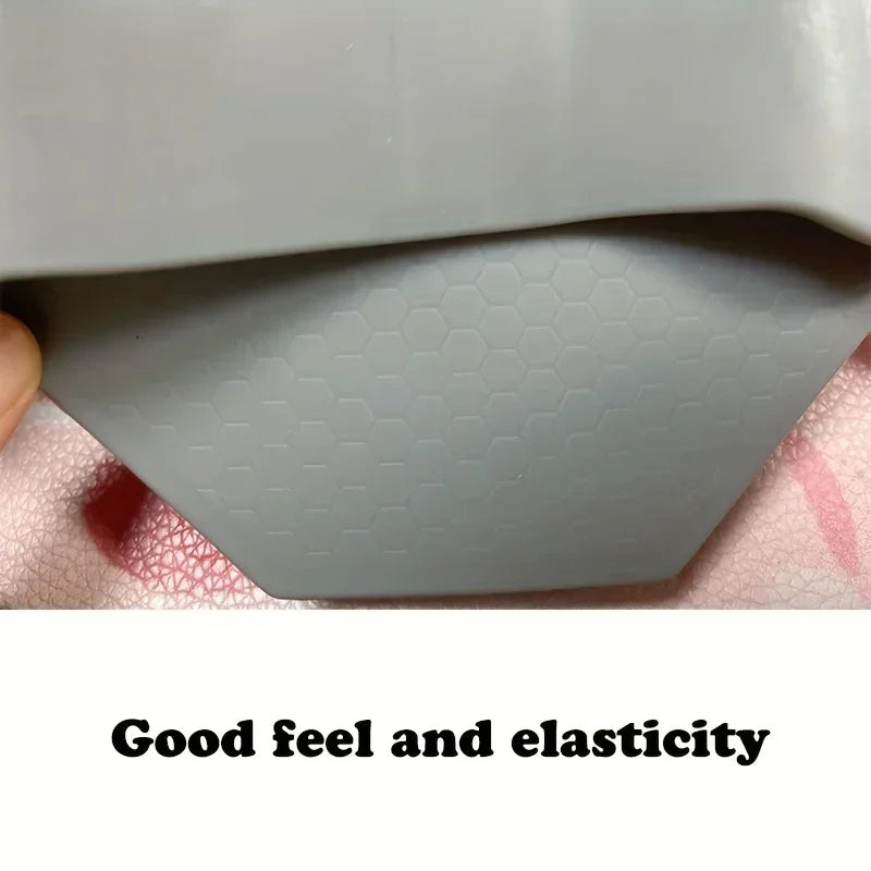 1pc Soft Silicone Exfoliating Brush Cleanser Manual Body Cleansing Scrubber Shower Gentle Massage Bath Brush For Men Woman