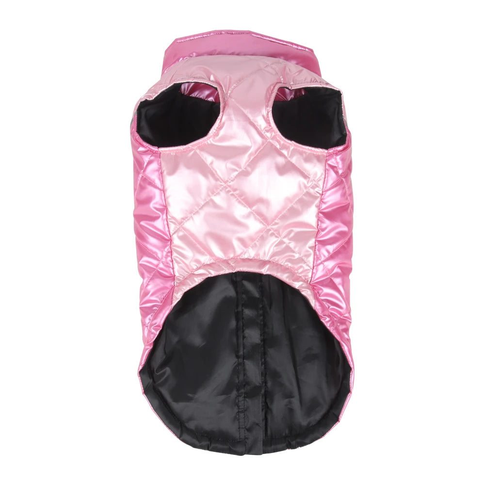Pet Dog Clothes Waterproof Winter Warm Puppy Jacket Coat with D-ring Reflective Windproof Vest Outfits Chihuahua Pug Costume