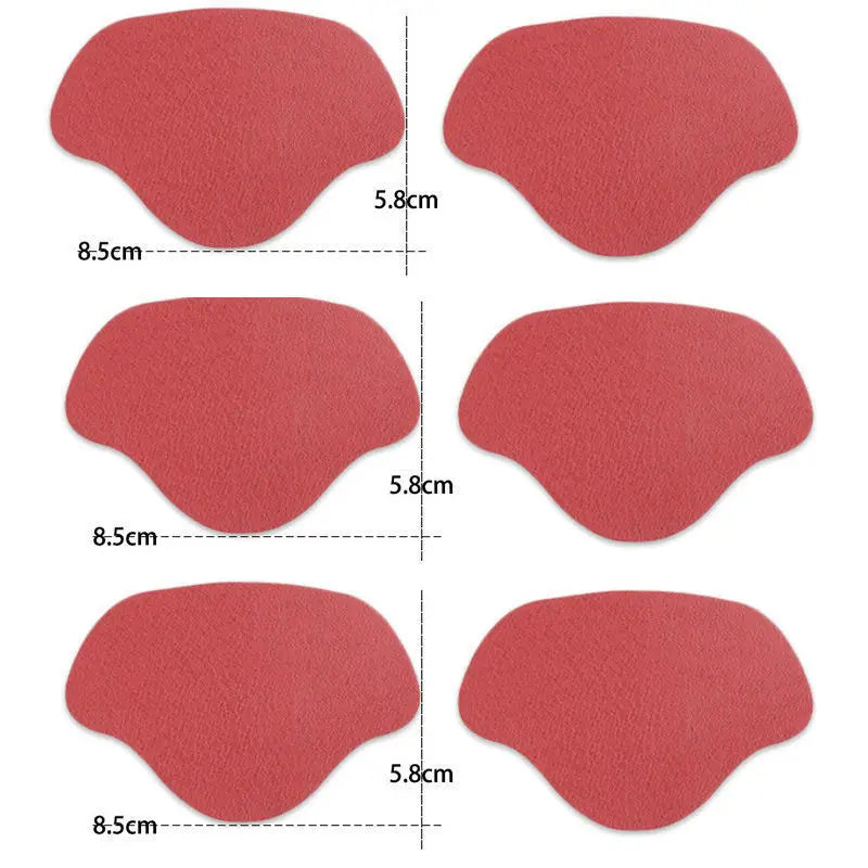 Heel Repair Patches Anti-Wear Heels Protectors Self-Adhesive Heels Pads Suitable for a variety of shoes 6Pcs/18Pcs