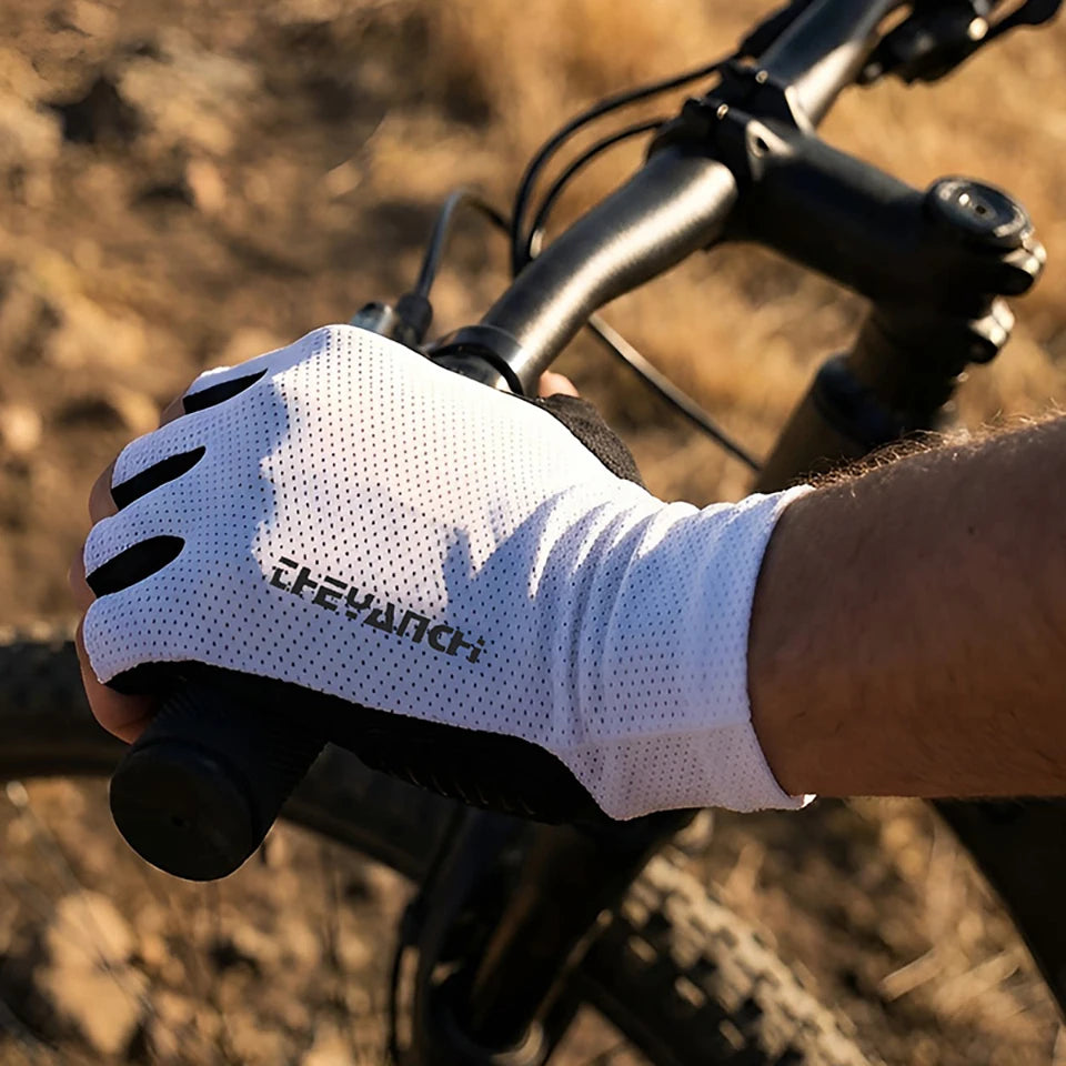 GETINFIT 1Pair Half Finger Gloves Outdoor Sports Gloves Summer